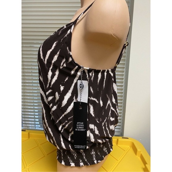 Miraclesuit Brown and White Bikini Swim - Picture 4 of 7